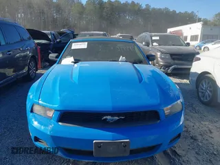 2012 Ford Mustang V6 with VIN 1ZVBP8EM4C5279441, listed as a IAAI auction lot 41810554 with 197,973 mi miles and . Bid and sale history available at carsss.com. Image 12.