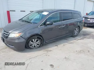 2014 Honda Odyssey EX-L with VIN 5FNRL5H67EB106183, listed as a IAAI auction lot 42210600 with 196,166 mi miles and . Bid and sale history available at DreamBid. Image 17.