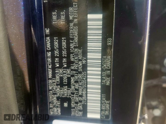 2025 Lexus RX 350 с VIN 2T2BAMBA7SC054225, выставлен на аукционе Copart как лот 60156775 с пробегом 3 572 миль миль и Списание • Salvage title. История ставок и продаж доступна на DreamBid. Изображение 13.