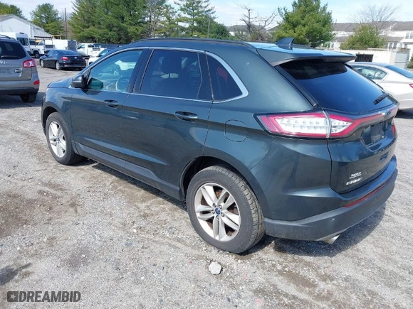 2015 Ford Edge SEL with VIN 2FMTK4J8XFBC18727, listed as a IAAI auction lot 41939117 with 116,736 mi miles. Bid and sale history available at carsss.com. Image 3.