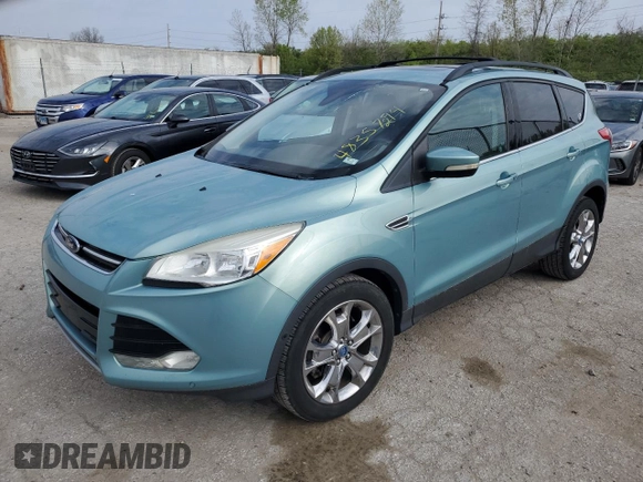 2013 Ford Escape SEL with VIN 1FMCU9H91DUA03735, listed as a Copart auction lot 48357294 with 115,523 mi miles and Salvage Title. Bid and sale history available at carsss.com. Image 1.