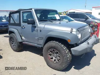 2015 Jeep Wrangler Sport with VIN 1C4AJWAG3FL696988, listed as a IAAI auction lot 41999036 with 79,064 mi miles. Bid and sale history available at carsss.com. Image 1.
