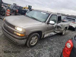 2002 Chevrolet Silverado 1500 LT with VIN 2GCEC19T021350316, listed as a Copart auction lot 42760375 with 112,793 mi miles and Salvage Title. Bid and sale history available at DreamBid. Image 1.
