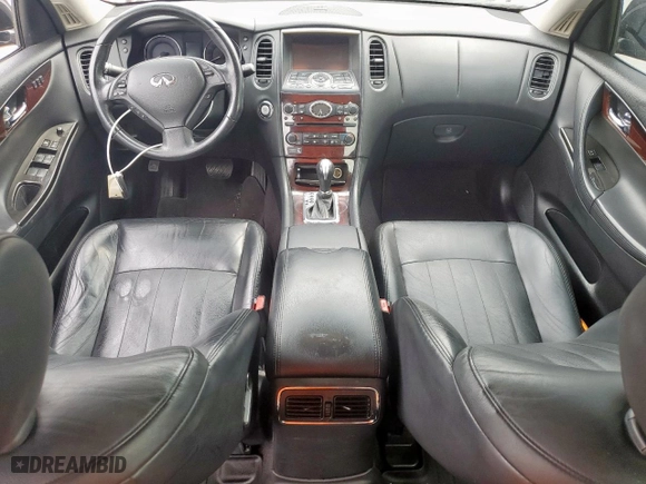 2017 Infiniti QX50 with VIN JN1BJ0RPXHM384527, listed as a Copart auction lot 53743655 with 116,572 mi miles and Salvage Title. Bid and sale history available at carsss.com. Image 8.
