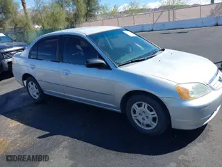 2002 Honda Civic LX with VIN 2HGES16692H595903, listed as a IAAI auction lot 41916850 with 168,861 mi miles. Bid and sale history available at carsss.com. Image 13.