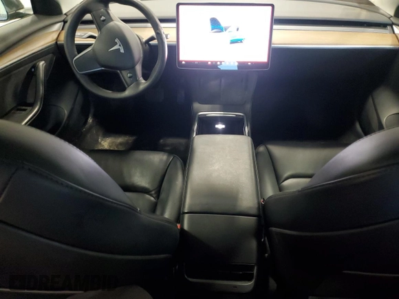 2022 Tesla Model 3 with VIN 5YJ3E1EA3NF370695, listed as a Copart auction lot 53493565 with 80,611 mi miles and Clean Title. Bid and sale history available at carsss.com. Image 8.