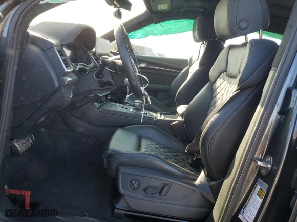 2020 Audi SQ5 Premium Plus with VIN WA1B4AFY8L2120406, listed as a Copart auction lot 42577935 with 38060 miles and Salvage Title. Bid and sale history available at carsss.com. Image 7.