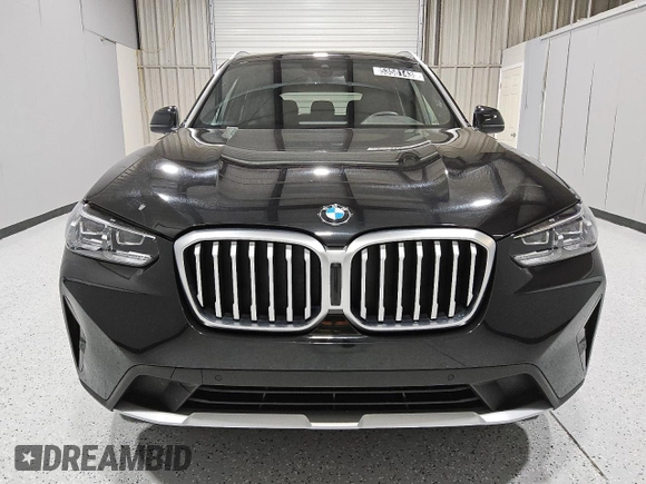 2024 BMW X3 sDrive30i with VIN 5UX43DP06R9V04050, listed as a Copart auction lot 53581435 with 28,220 mi miles and Clean Title. Bid and sale history available at DreamBid. Image 5.