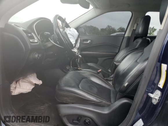 2018 Jeep Compass Limited with VIN 3C4NJDCB4JT128687, listed as a Copart auction lot 57648245 with 136,455 mi miles and Salvage title. Bid and sale history available at DreamBid. Image 7.