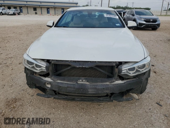2017 BMW 4 Series 430i with VIN WBA4U7C5XH5H19230, listed as a Copart auction lot 55303435 with 98,762 mi miles and Salvage title. Bid and sale history available at DreamBid. Image 5.