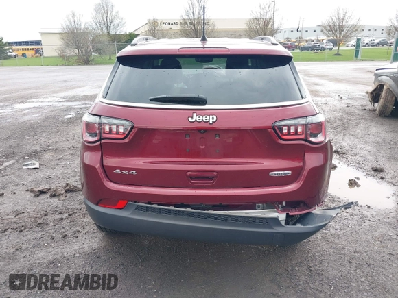 2021 Jeep Compass Latitude with VIN 3C4NJDBB8MT530329, listed as a IAAI auction lot 42094490 with 38,751 mi miles and . Bid and sale history available at DreamBid. Image 16.