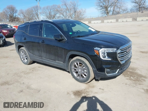 2023 GMC Terrain SLT with VIN 3GKALPEG2PL141602, listed as a IAAI auction lot 41692520 with 49,053 mi miles and . Bid and sale history available at DreamBid. Image 1.