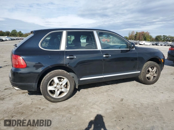2005 Porsche Cayenne S with VIN WP1AB29PX5LA61015, listed as a Copart auction lot 76097734 with 106,331 mi miles and Salvage Title. Bid and sale history available at carsss.com. Image 3.