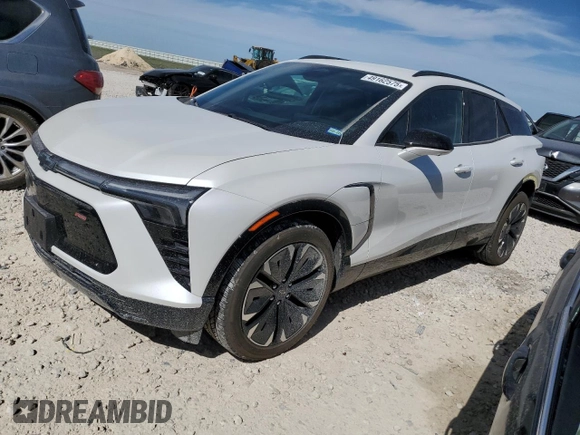 2024 Chevrolet Blazer EV eAWD RS z VIN 3GNKDCRJ3RS255118, wystawiony jako Copart lot #49162575 z przebiegiem 3132 mil mil oraz Szkody całkowita. Historia ofert i sprzedaży dostępna na DreamBid. Obrazek 1.