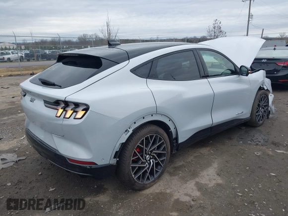 2023 Ford Mustang Mach-E GT with VIN 3FMTK4SX2PMA23694, listed as a IAAI auction lot 41125283 with 15,252 mi miles and . Bid and sale history available at DreamBid. Image 4.