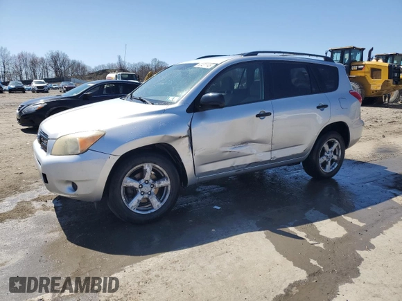 2007 Toyota RAV4 with VIN JTMBK33V475026660, listed as a Copart auction lot 52431145 with 217,608 mi miles and Salvage Title. Bid and sale history available at carsss.com. Image 1.