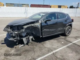 2022 Lexus UX 250h F Sport with VIN JTHE9JBH2N2056763, listed as a Copart auction lot 70052364 with 50,802 mi miles and Salvage Title. Bid and sale history available at DreamBid. Image 1.