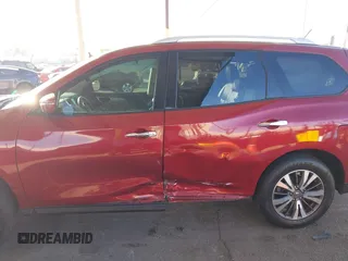 2017 Nissan Pathfinder SV with VIN 5N1DR2MM2HC655993, listed as a IAAI auction lot 41108207 with 139,733 mi miles. Bid and sale history available at carsss.com. Image 6.