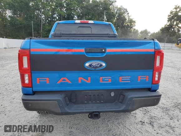 2021 Ford Ranger XL with VIN 1FTER4FH5MLD91666, listed as a Copart auction lot 73942564 with 27,788 mi miles and Salvage title. Bid and sale history available at DreamBid. Image 6.