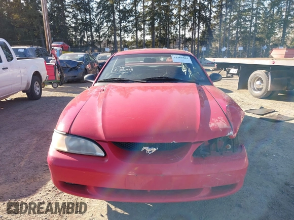 1996 Ford Mustang with VIN 1FALP4042TF180575, listed as a IAAI auction lot 41561882 with 248,183 mi miles. Bid and sale history available at carsss.com. Image 12.