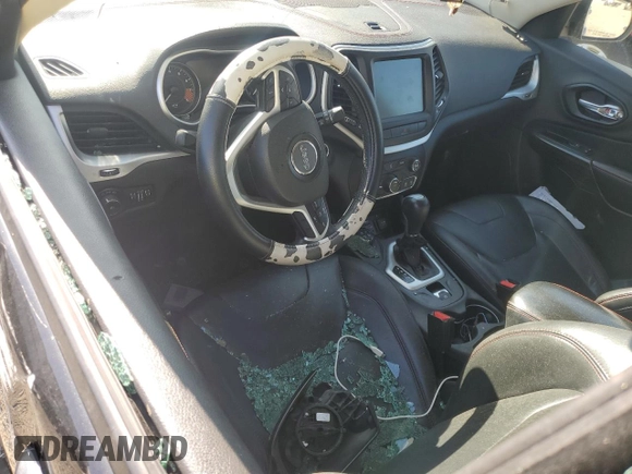 2014 Jeep Cherokee Trailhawk с VIN 1C4PJMBS4EW111401, выставлен на аукционе Copart как лот 57998735 с пробегом Не указан миль и Списание • Salvage title. История ставок и продаж доступна на DreamBid. Изображение 8.