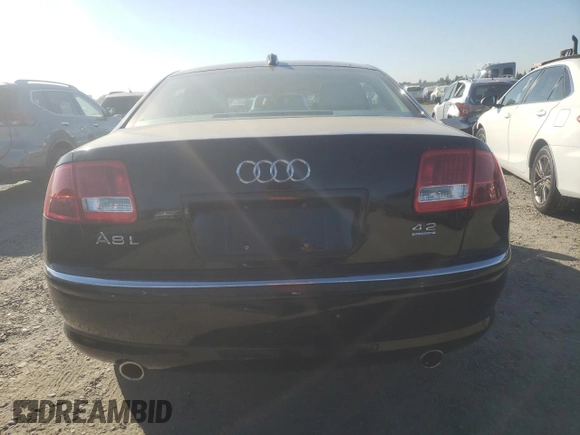 2004 Audi A8 L with VIN WAUML44E74N009550, listed as a Copart auction lot 76842994 with 45,037 mi miles and Clean Title. Bid and sale history available at carsss.com. Image 6.