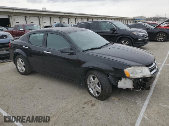 2013 Dodge Avenger SE with VIN 1C3CDZAB2DN729958, listed as a Copart auction lot 50416445 with 93,017 mi miles and Salvage Title. Bid and sale history available at carsss.com. Image 4.