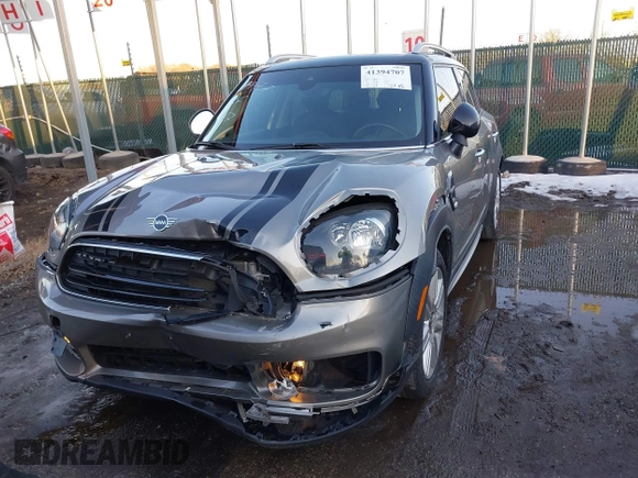 2019 MINI Countryman Cooper with VIN WMZYS7C58K3F47079, listed as a IAAI auction lot 41394707 with 48,917 mi miles. Bid and sale history available at carsss.com. Image 12.