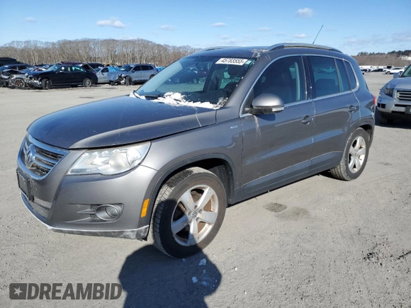 2010 Volkswagen Tiguan SEL with VIN WVGBV7AX2AW530401, listed as a Copart auction lot 45783555 with 138,454 mi miles and Clean Title. Bid and sale history available at DreamBid. Image 1.