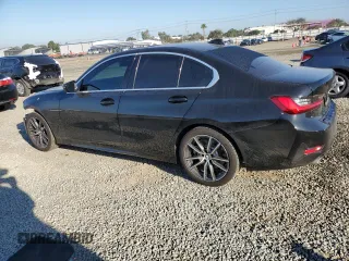 2019 BMW 3 Series 330i with VIN WBA5R1C50KFH09519, listed as a Copart auction lot 46501075 with 75,067 mi miles and Salvage Title. Bid and sale history available at carsss.com. Image 2.