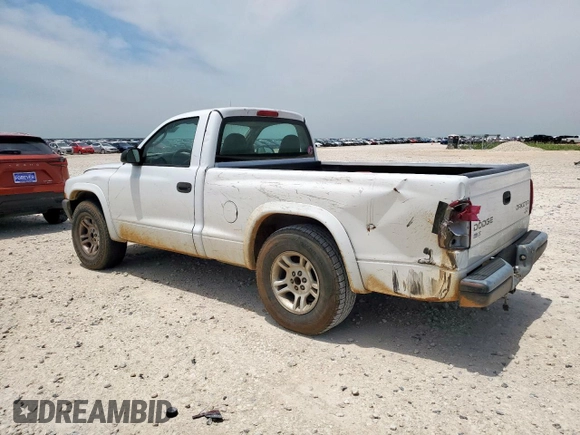 2004 Dodge Dakota z VIN 1D7FL16K64S612395, wystawiony jako Copart lot #56545035 z przebiegiem Nie podano mil oraz Czysty tytuł • Clean title. Historia ofert i sprzedaży dostępna na DreamBid. Obrazek 2.