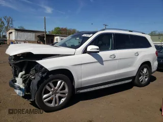 2018 Mercedes-Benz GLS 450 z VIN 4JGDF6EE8JB043414, wystawiony jako Copart lot #54758295 z przebiegiem 135 990 mil mil oraz Szkoda całkowita • Salvage title. Historia ofert i sprzedaży dostępna na DreamBid. Obrazek 1.