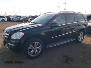 2012 Mercedes-Benz GL-Class GL 450 with VIN 4JGBF7BE0CA797756, listed as a Copart auction lot 44339684 with 109,428 mi miles and Salvage Title. Bid and sale history available at carsss.com. Image 1.
