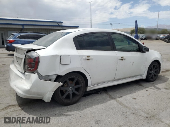 2011 Nissan Sentra SR with VIN 3N1AB6AP9BL698470, listed as a Copart auction lot 63661525 with 173,188 mi miles and Salvage title. Bid and sale history available at DreamBid. Image 3.