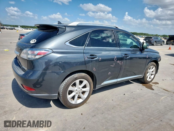 2010 Lexus RX 350 with VIN 2T2ZK1BA6AC037084, listed as a Copart auction lot 62074835 with 143,795 mi miles and Salvage title. Bid and sale history available at DreamBid. Image 3.
