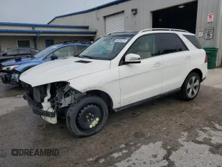 2017 Mercedes-Benz GLE 350 with VIN 4JGDA5JB2HA944055, listed as a Copart auction lot 58265225 with 67,771 mi miles and Salvage title. Bid and sale history available at DreamBid. Image 1.