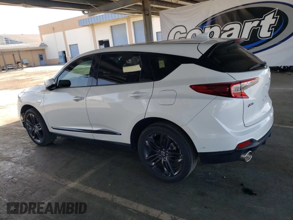 2020 Acura RDX w/A-Spec Pkg with VIN 5J8TC1H69LL017323, listed as a Copart auction lot 62030955 with 67,768 mi miles and Salvage title. Bid and sale history available at DreamBid. Image 2.