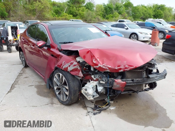 2015 Kia Optima SX Turbo with VIN 5XXGR4A62FG366404, listed as a IAAI auction lot 41928324 with 139,268 mi miles. Bid and sale history available at carsss.com. Image 6.