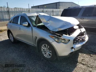 2010 Infiniti FX35 with VIN JN8AS1MU8AM800058, listed as a Copart auction lot 73958364 with 239,185 mi miles and Salvage Title. Bid and sale history available at carsss.com. Image 4.