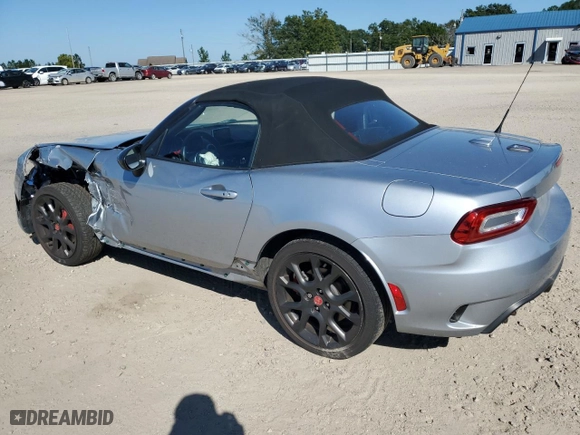 2020 FIAT 124 Spider Abarth with VIN JC1NFAEK8L0145065, listed as a Copart auction lot 75709504 with 33,031 mi miles and Non Repairable. Bid and sale history available at carsss.com. Image 2.