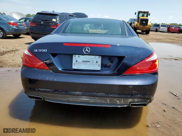 2014 Mercedes-Benz SL-Class SL 550 with VIN WDDJK7DA5EF022631, listed as a Copart auction lot 62602684 with 58,423 mi miles and Salvage Title. Bid and sale history available at carsss.com. Image 6.