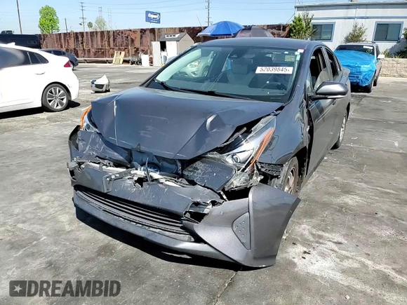 2018 Toyota Prius Two with VIN JTDKBRFU5J3596529, listed as a Copart auction lot 52039845 with 160,526 mi miles and Salvage Title. Bid and sale history available at carsss.com. Image 10.