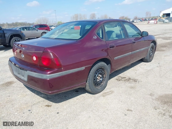 2003 Chevrolet Impala with VIN 2G1WF52E439427523, listed as a IAAI auction lot 42017652 with 153,687 mi miles. Bid and sale history available at carsss.com. Image 4.