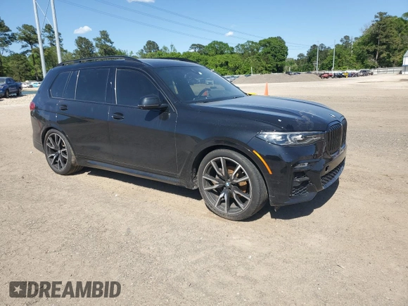 2022 BMW X7 xDrive40i z VIN 5UXCW2C07N9K42630, wystawiony jako Copart lot #52619295 z przebiegiem 60 706 mil mil oraz Szkoda całkowita • Salvage title. Historia ofert i sprzedaży dostępna na DreamBid. Obrazek 4.