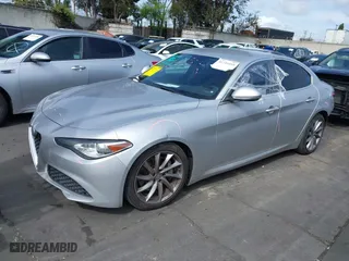 2017 Alfa Romeo Giulia Ti with VIN ZARFAECN8H7537221, listed as a IAAI auction lot 41741019 with 84,845 mi miles. Bid and sale history available at carsss.com. Image 19.