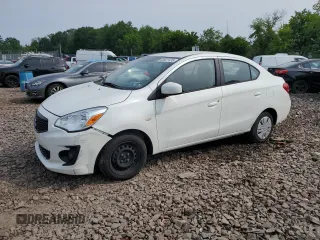 2020 Mitsubishi Mirage ES z VIN ML32F3FJ1LHF00656, wystawiony jako Copart lot #60921435 z przebiegiem 52 486 mil mil oraz Czysty tytuł • Clean title. Historia ofert i sprzedaży dostępna na DreamBid. Obrazek 1.
