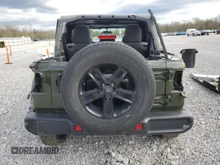 2023 Jeep Wrangler Sport S with VIN 1C4HJXDG0PW629815, listed as a Copart auction lot 53826875 with 9,260 mi miles and Salvage Title. Bid and sale history available at DreamBid. Image 6.