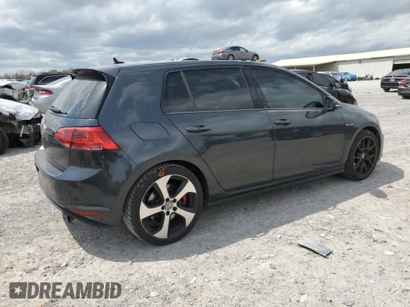 2015 Volkswagen Golf GTI Autobahn w/Performance Pkg with VIN 3VW447AU2FM067167, listed as a Copart auction lot 51449045 with 274,165 mi miles and Salvage Title. Bid and sale history available at carsss.com. Image 3.