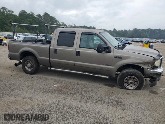 2002 Ford F-250 XL with VIN 1FTNW21F72ED60827, listed as a Copart auction lot 55678325 with 372,717 mi miles and Clean title. Bid and sale history available at DreamBid. Image 4.