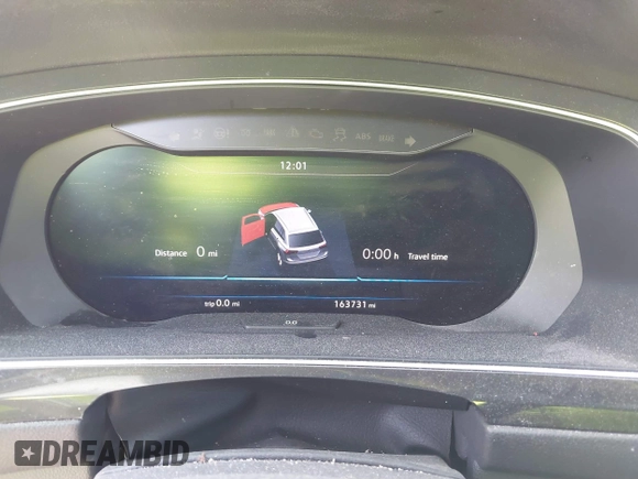 2018 Volkswagen Tiguan SEL Premium with VIN 3VV5B7AX8JM116146, listed as a IAAI auction lot 41738184 with 163,731 mi miles and . Bid and sale history available at DreamBid. Image 7.